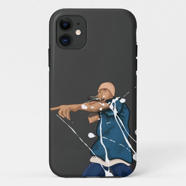 Hip Hop singer Case-Mate iPhone Case (Back)