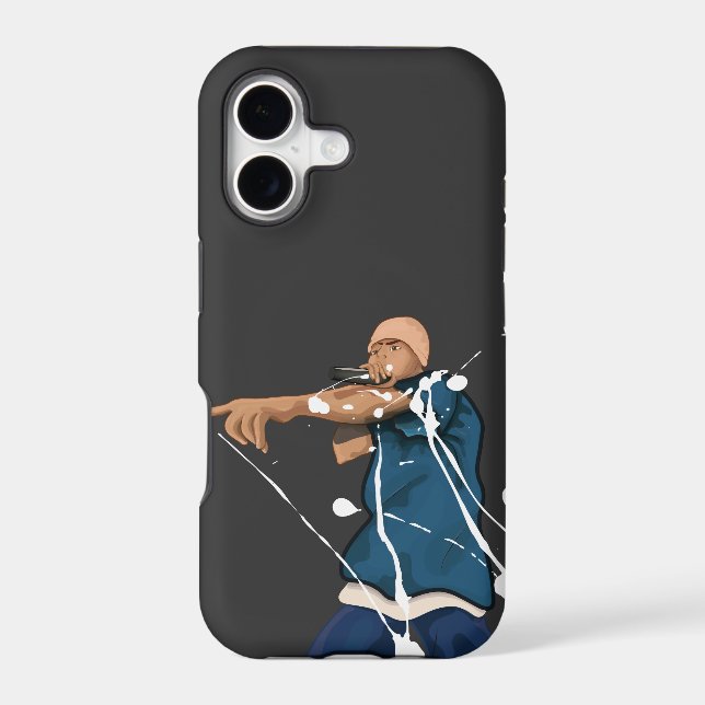 Hip Hop singer Iphone Case (Back)