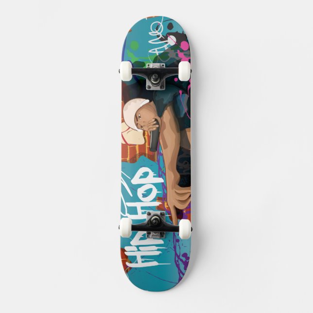 Hip Hop singer Skateboard Deck (Front)