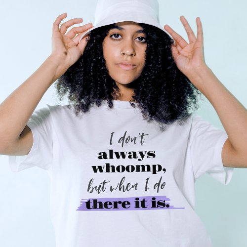 Hip Hop Song Lyrics Lavender Gray Typography  T_Shirt