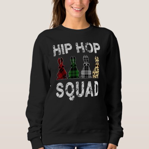 Hip Hop Squad Easter Bunny Buffalo Leopard Boys Gi Sweatshirt