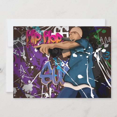 Hip Hop Star Personalized Announcement