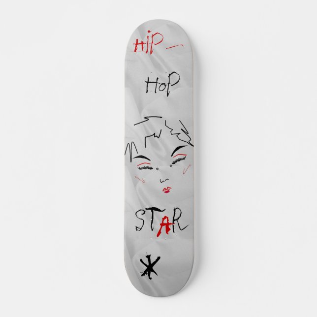 Hip-Hop Star Skateboard Deck (Front)