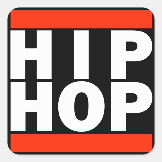 HIP HOP Sticker (Front)