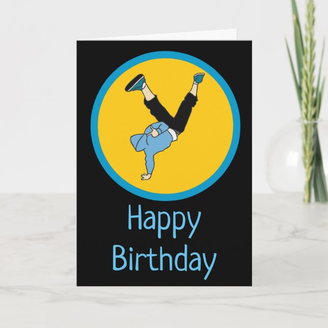 Hip Hop street style dancer Card (Front)