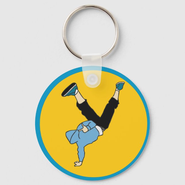 Hip Hop street style dancer Keychain (Front)