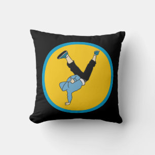 Hip Hop street style dancer Throw Pillow