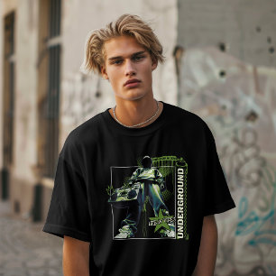 Hip-Hop Streetwear – Urban Boombox Graffiti T-Shirt