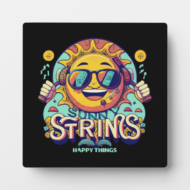 hip hop sun plaque (Front)