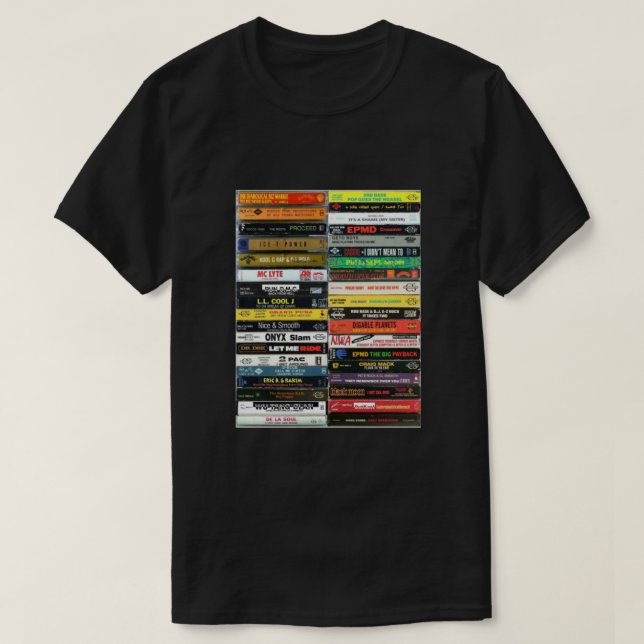 Hip Hop Tapes 90s Hip Hop Tees Classic (Design Front)