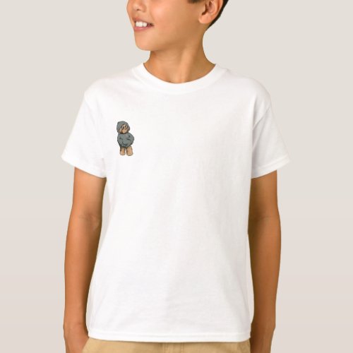Hip Hop Teddy Bear Children short_sleeved t_shirt