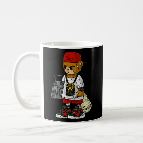 Hip Hop Teddywork For Rap Music And Coffee Mug