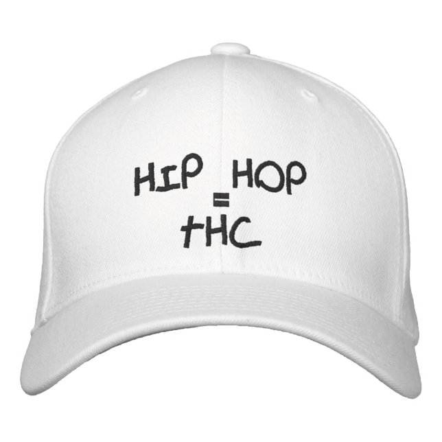 HIP HOP, =, THC EMBROIDERED BASEBALL HAT (Front)