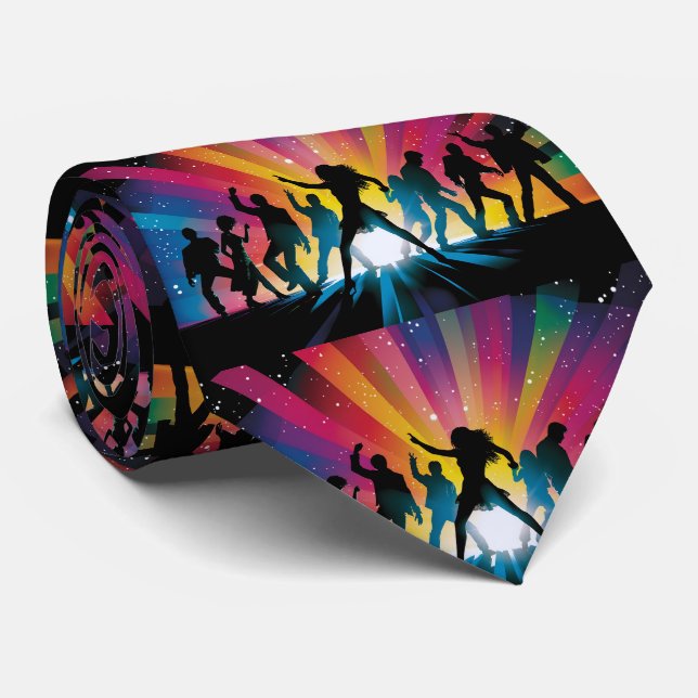 Hip Hop Trendy Dancer Neck Tie (Rolled)