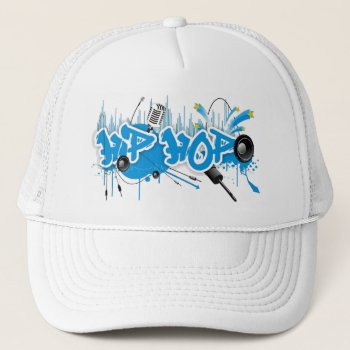 Hip Hop Trucker Hat by nonstopshop at Zazzle