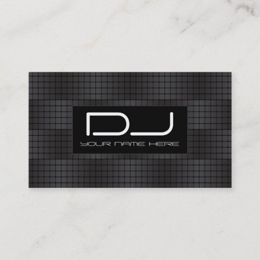 Customizable Hip Hop urban DJ Business Cards