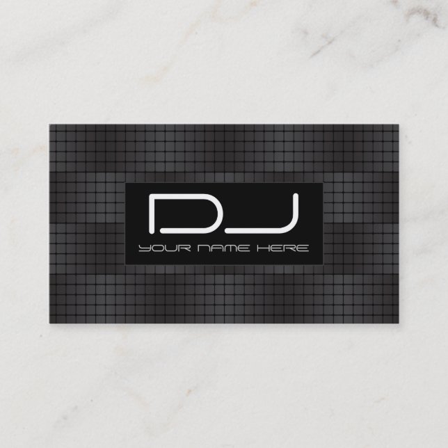 Hip Hop urban DJ Business Cards (Front)