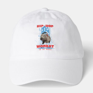Hip Hop Wombat Funny Music Animal Hat