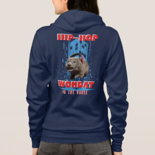 Hip Hop Wombat Funny Music Animal Hoodie