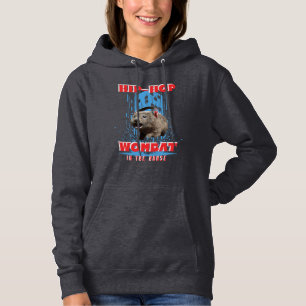 Hip Hop Wombat Funny Music Animal Hoodie
