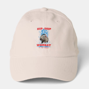 Hip Hop Wombat Funny Music Animal Performance Cap