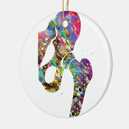 Hip Joint Ceramic Ornament