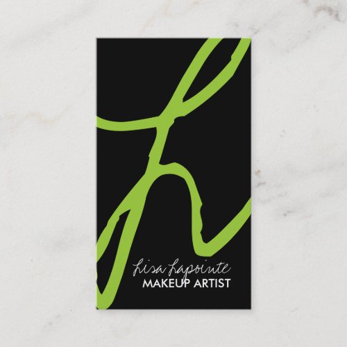 HIp Monogram Business Cards