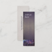 Hip Musician Mini Business Card (Front/Back)