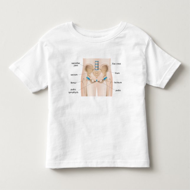 Hip pain bursitis toddler t-shirt (Front)