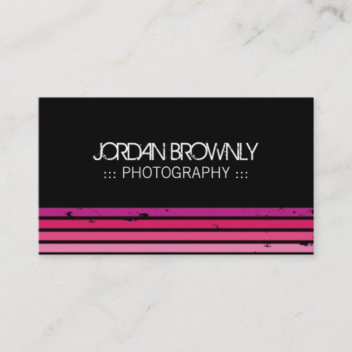 Customizable Hip Photographer Business Cards