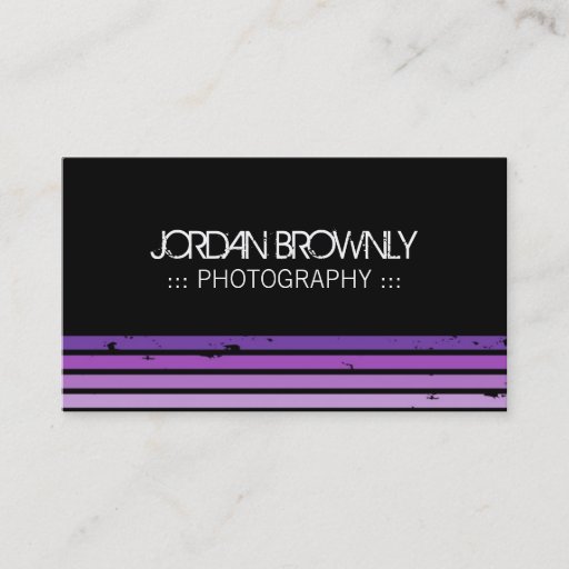 Customizable Hip Photographer Business Cards