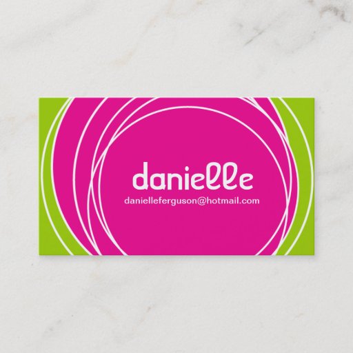 Customizable Hip Profile Card - Business Card