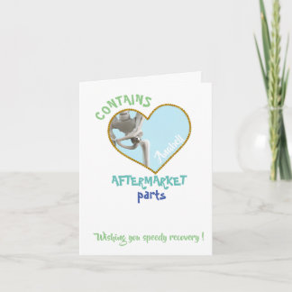 hip replacement funny total hip surgery gift nan card