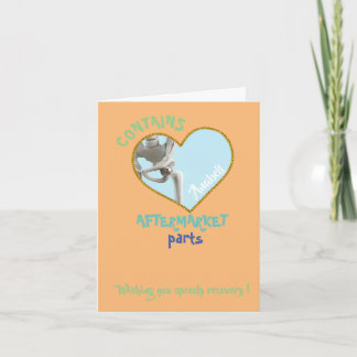 hip replacement funny total hip surgery gift nan card