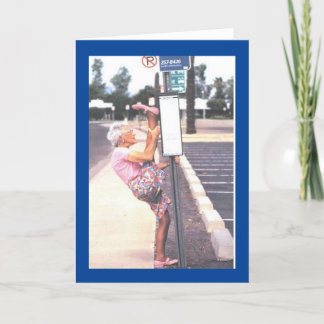 Hip Replacement Humor Holiday Card