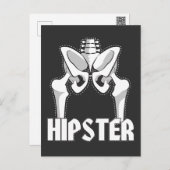 Hip Replacement Surgery Gift Hipster Orthopaedic Postcard (Front/Back)