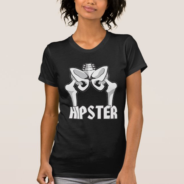 Hip Replacement Surgery Gift Hipster Orthopaedic T-Shirt (Front)