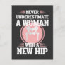 Hip Replacement Surgery Wife Mom Recovery Get Well Postcard