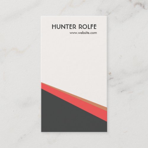 Hip Retro Abstract Geometric Business Card