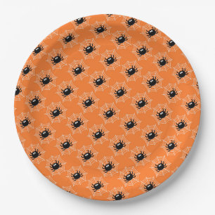 Hip Spooky Crawly spiders Halloween Paper Plates
