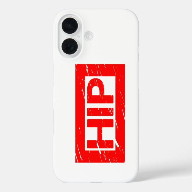 Hip Stamp Case-Mate iPhone Case (Back)