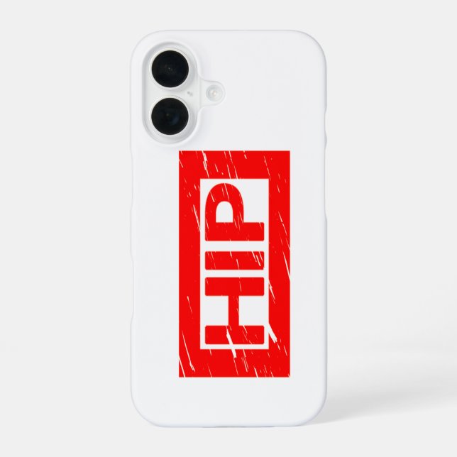 Hip Stamp Iphone Case (Back)