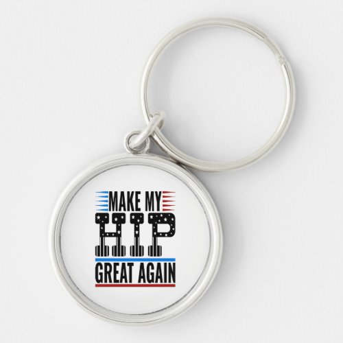 Hip Surgery Keychain