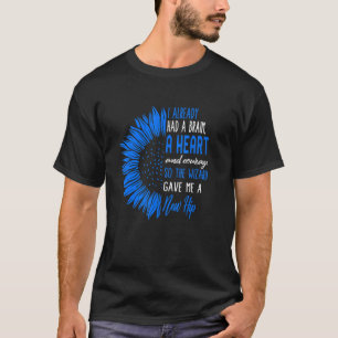 Hip Surgery New Hip Sunflower  Bionic Broken Hip R T-Shirt