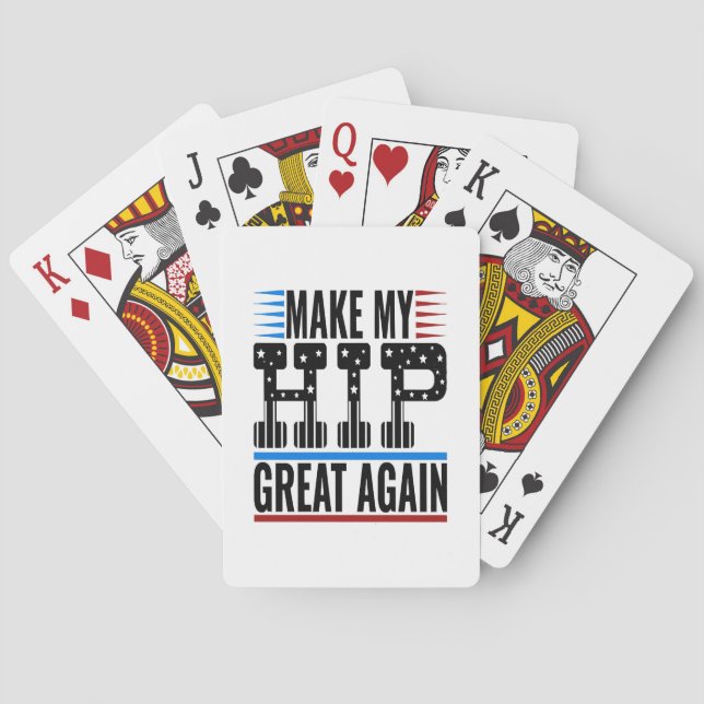 Hip Surgery Poker Cards (Back)