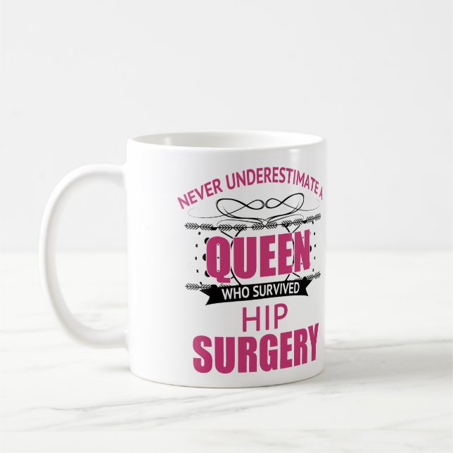 Hip Surgery Recovery For Women Coffee Mug (Left)