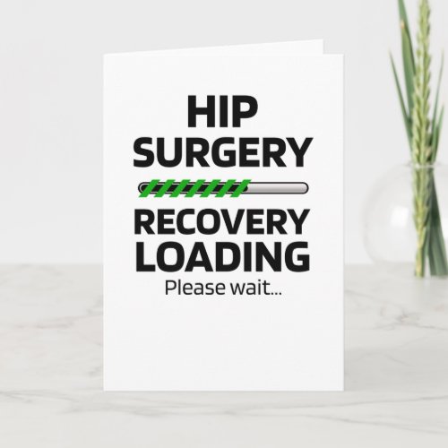 Hip Surgery Recovery Gift  Hip Replacement Gift Card