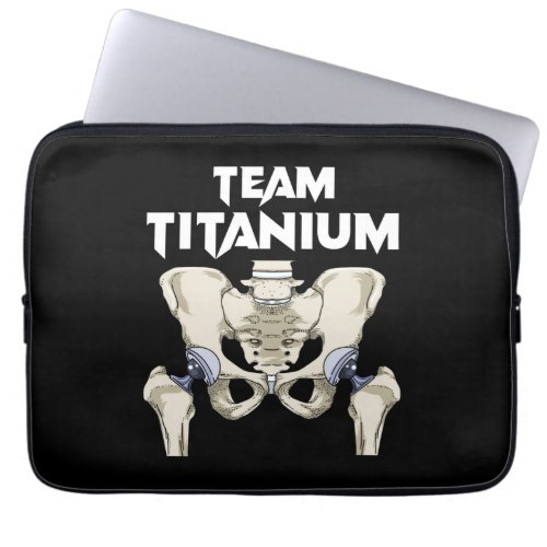 Hip Surgery Recovery Gifts Hippie Hip Replacement Laptop Sleeve
