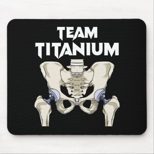 Hip Surgery Recovery Gifts Hippie Hip Replacement Mouse Pad