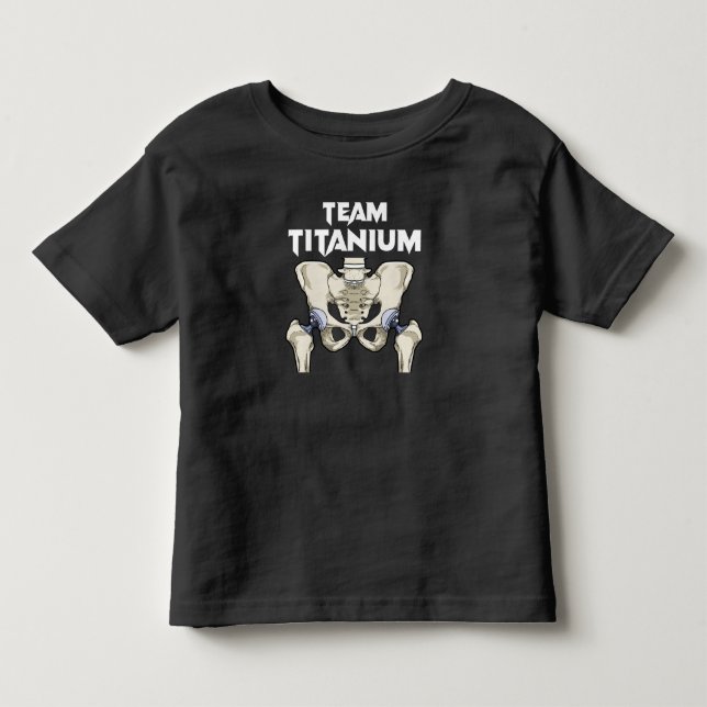 Hip Surgery Recovery Gifts Hippie Hip Replacement Toddler T-shirt (Front)